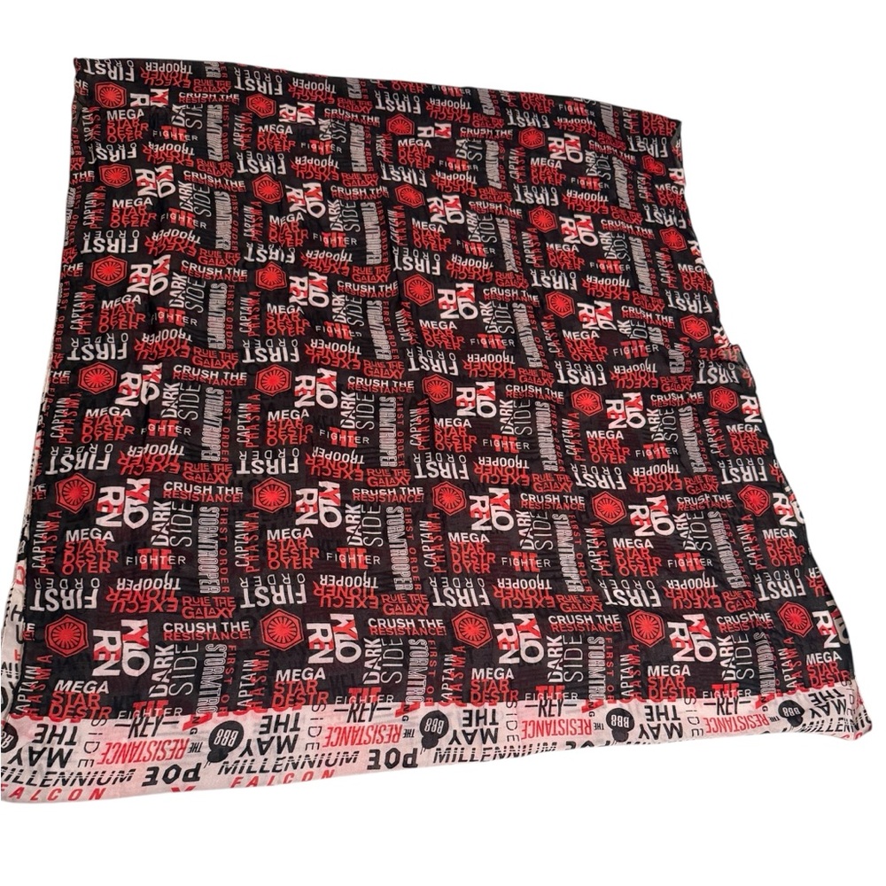 Disney Parks/store Star Wars Scarf Reversible, or double sided NWT